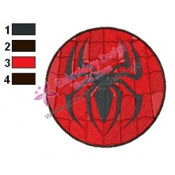 Spiderman Logo Embroidery Design 03
